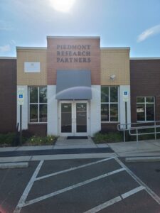 Front entrance of Piedmont Research Partners in Fort Mill, SC.